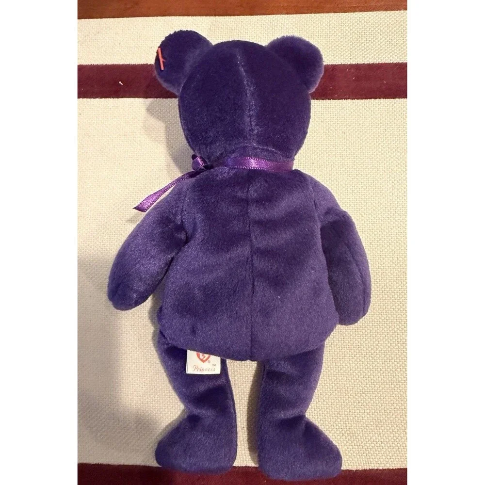 Ty Beanie Babies Princess Bear Toy Princess Diana Tribute